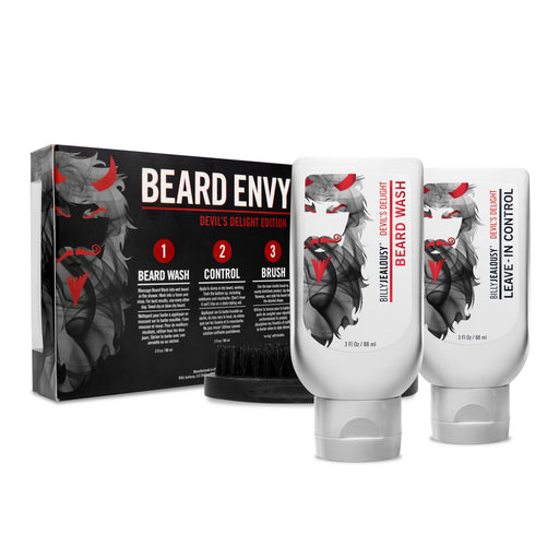 Billy Jealousy Devil's Delight Beard Envy Kit Beard White Smoke