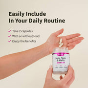 Snap Supplements Hair, Skin & Nails Light Gray