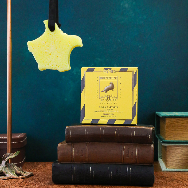 Spongellé Hufflepuff™ Helga's Loyalty Buffer | Harry Potter™ Collection Body Wash Infused Buffer Dark Slate Gray