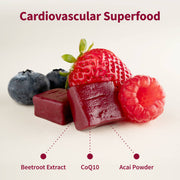 Snap Supplements Heart Beets Chews - Buy 2, Get 1 FREE! Misty Rose