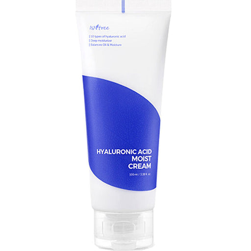AsiaBeautyMall Isntree Hyaluronic Acid Moist Cream Moisturizer White Smoke