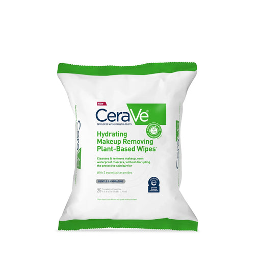 CeraVe CeraVe Hydrating Makeup Removing Wipes (25 Count) Skin Care White Smoke