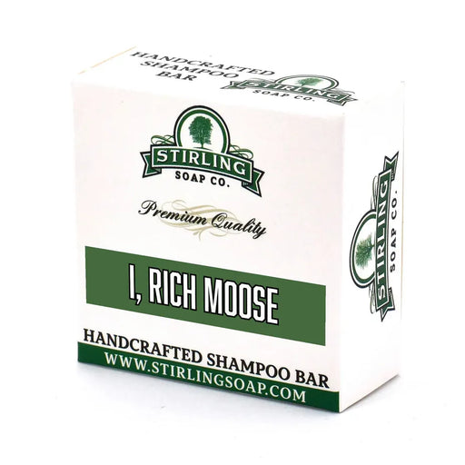 Stirling Soap Co. Stirling Soap Co. Shampoo Bar 3.8 oz Collection Shampoo Bar White Smoke l, Rich Moose