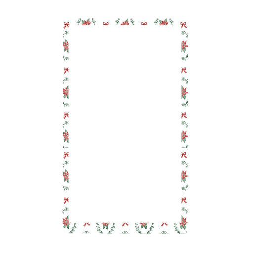Peelz Poinsettia Parade Sticker for the Beta Bionics iLet – Pump Peelz Peelz/Stickers White Smoke Front Peelz