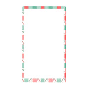 Peelz Peppermint Plaid Sticker for the Beta Bionics iLet – Pump Peelz Peelz/Stickers White Smoke Front Peelz