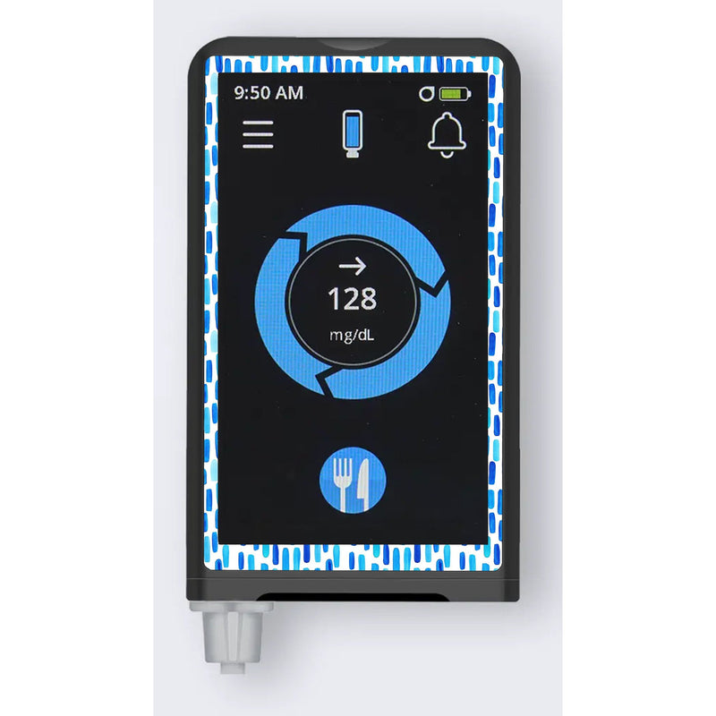 Peelz Level Lines Sticker for the Beta Bionics iLet – Pump Peelz Peelz/Stickers Black Front Peelz