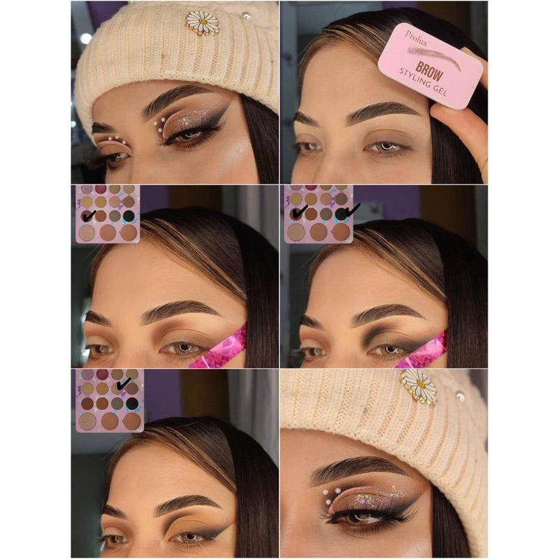 Prolux Cosmetics PINK WONDERLAND EYESHADOW PALETTE EYESHADOW Rosy Brown