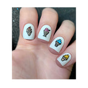 UberChic Beauty We All Scream For Ice Cream Stamping Plate Rosy Brown