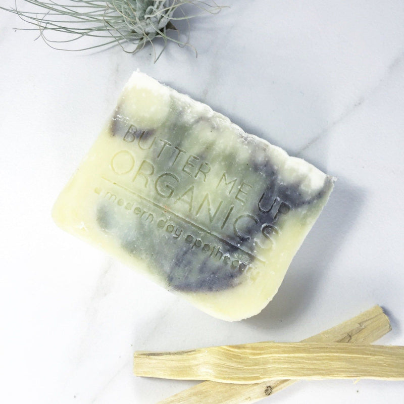 Butter Me Up Organics Eucalyptus & Mint Organic Vegan Soap Soap Light Gray Eucalyptus & Mint Soap