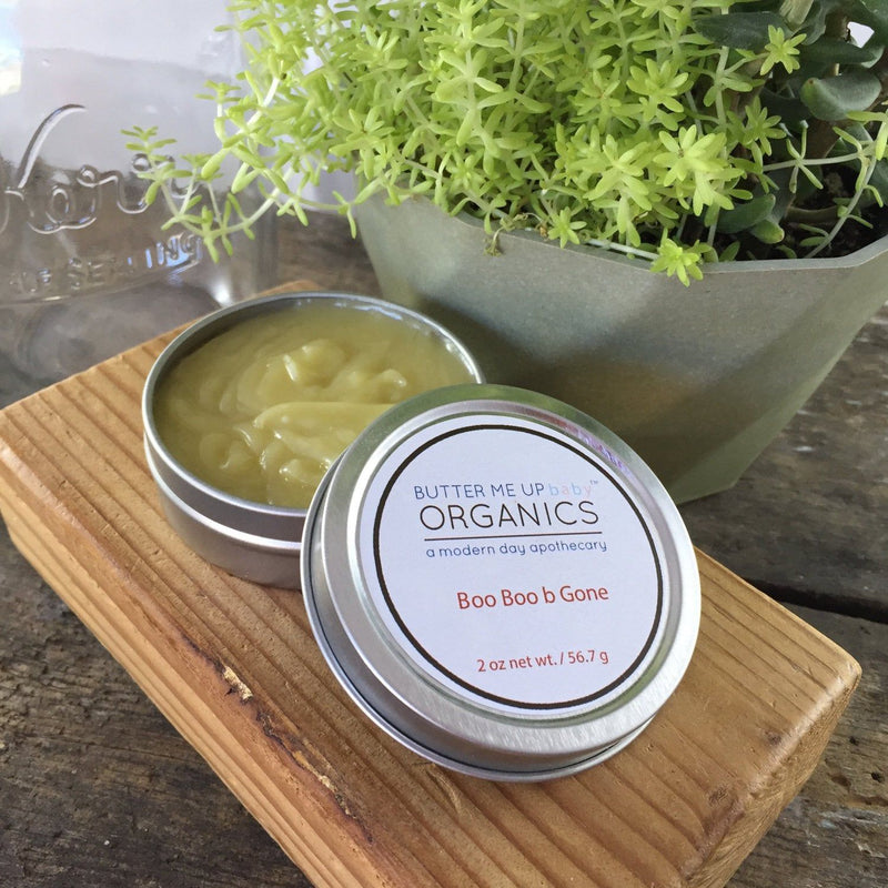 Butter Me Up Organics Boo Boo b Gone / Natural Neosporin / Healing Wound Salve Body Dim Gray