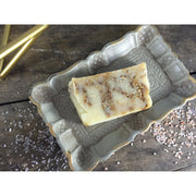 Butter Me Up Organics Oat and Honey Soap Soap Dim Gray Oat and Honey Soap,Oat and Honey Soap + Stained Wood Bamboo Soap Dish