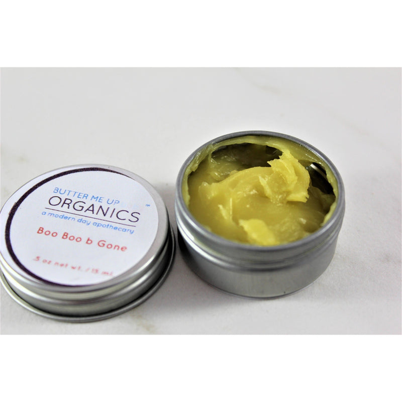 Butter Me Up Organics Boo Boo b Gone / Natural Neosporin / Healing Wound Salve Body Light Gray