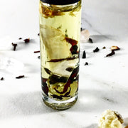 Butter Me Up Organics Essential Oil Blend with Crystals Frankincense and Palo Santo / Spirit Oil / Magic Oil Blend / Organic Meditation Blend / Spiritual Oil Body Antique White