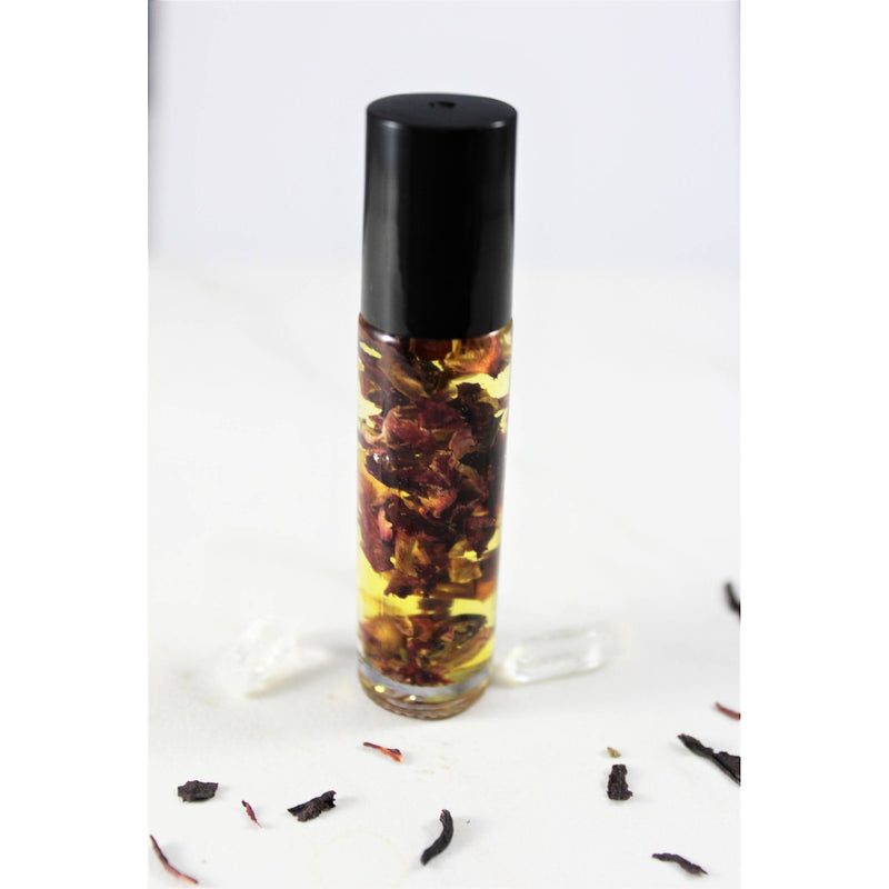 Butter Me Up Organics Organic Perfume Oil / Organic Essential Oil Blend / Organic Essential Oils / Roll on Perfume / Perfume Oil / Glass Bottle / Herbal Healing Body White Smoke