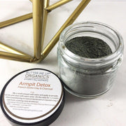 Butter Me Up Organics Arm Pit Detox / Armpit Detox / Arm Pitt Detox / Natural Deodorant Transition Body Light Gray