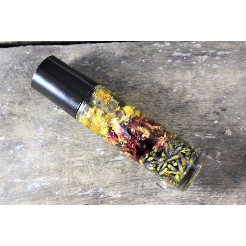 Butter Me Up Organics Organic Essential Oil Perfume Blend / Perfume Oil / Organic Perfume / Lavender / Vanilla / Patchouli / Hippie Oil Blend / Roll on perfume Body Dark Gray