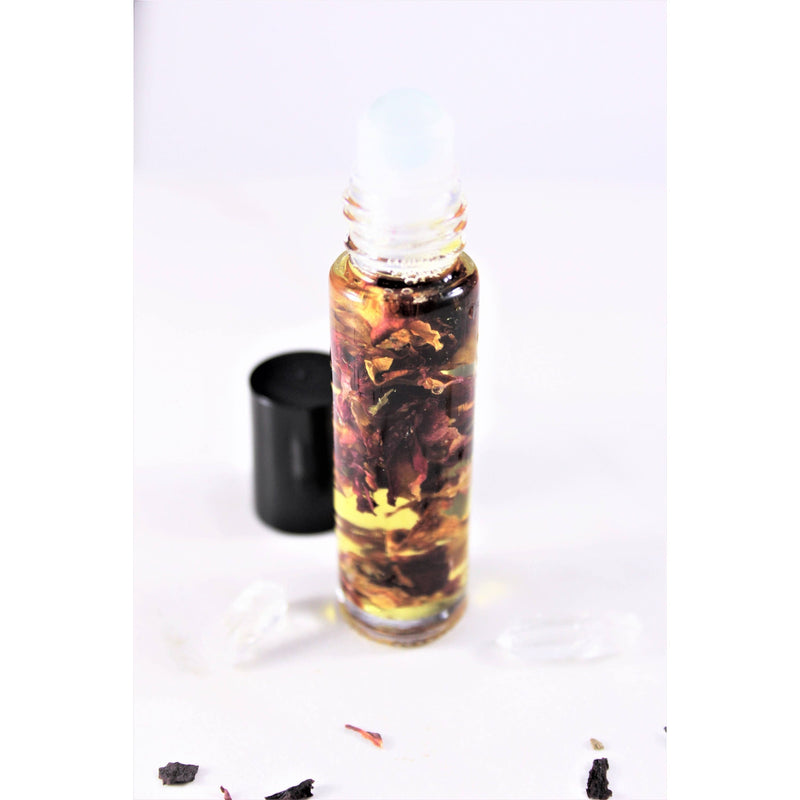 Butter Me Up Organics Organic Perfume Oil / Organic Essential Oil Blend / Organic Essential Oils / Roll on Perfume / Perfume Oil / Glass Bottle / Herbal Healing Body White Smoke