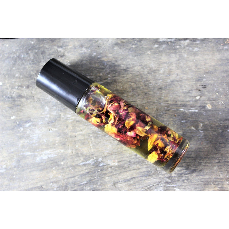 Butter Me Up Organics Organic Perfume Oil / Organic Essential Oil Blend / Organic Essential Oils / Roll on Perfume / Perfume Oil / Glass Bottle / Herbal Healing Body Gray