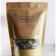 Butter Me Up Organics Calming Bath Salts / Detox / Relaxation / Lavender & Chamomile / Essential Oils / Organic Herbs / Herbal Bath Salts for Relaxation Stress Bath Light Gray