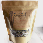 Butter Me Up Organics Calming Bath Salts / Detox / Relaxation / Lavender & Chamomile / Essential Oils / Organic Herbs / Herbal Bath Salts for Relaxation Stress Bath Light Gray