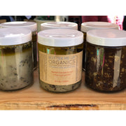 Butter Me Up Organics Organic Sea Salt Herbal Scrub Spa Pamper Treat Bath Rosy Brown hibiscus & jasmine,peppermint,lavender