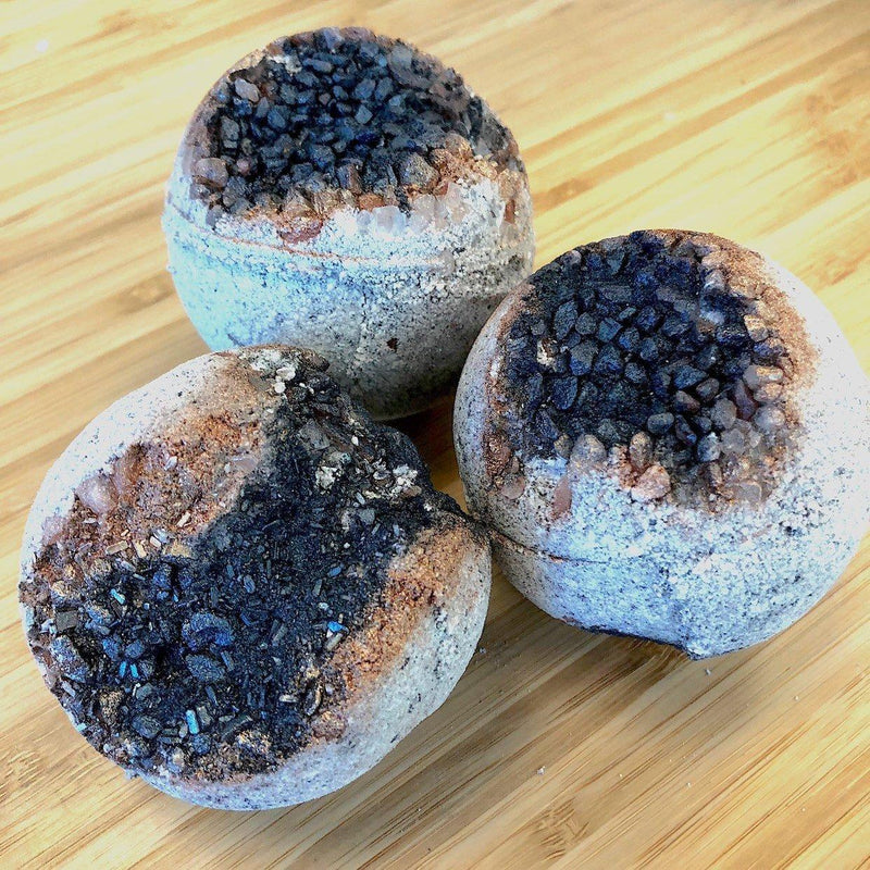 Butter Me Up Organics Organic Geode Bath Bombs / Geode / Organic Bath Fizzie Bath Tan