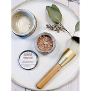 Butter Me Up Organics Organic Finishing Powder Setting Makeup Light Gray