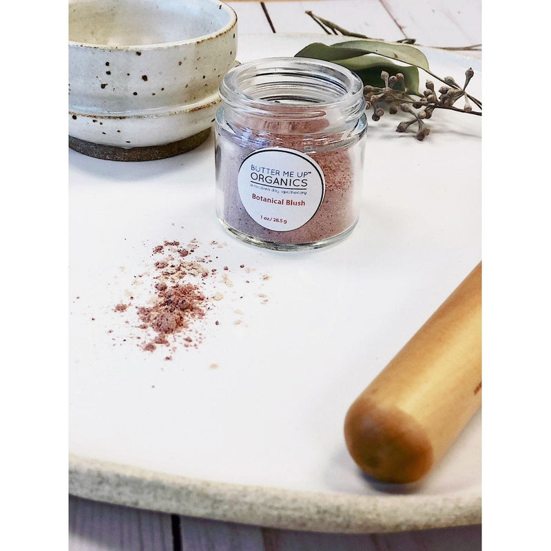 Butter Me Up Organics Organic Botanical Blush / Natural Blush / Titanium Dioxide FREE / Chemical Free / Butter Me Up Organics Face Light Gray