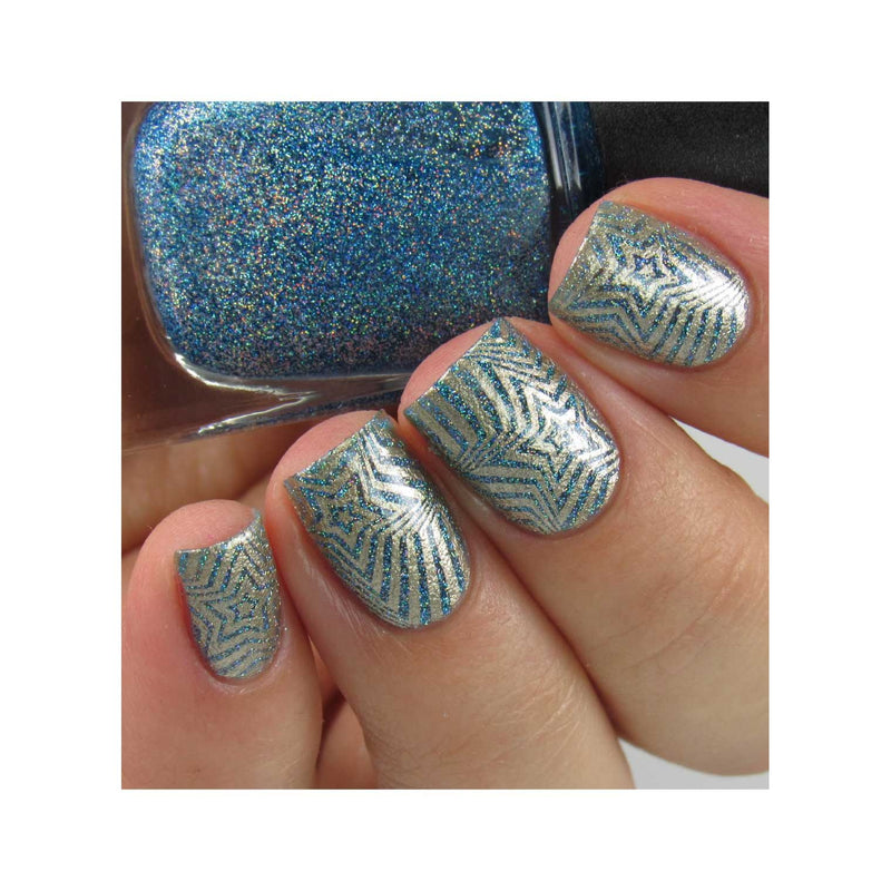 UberChic Beauty Just An Illusion Stamping Plate Dim Gray