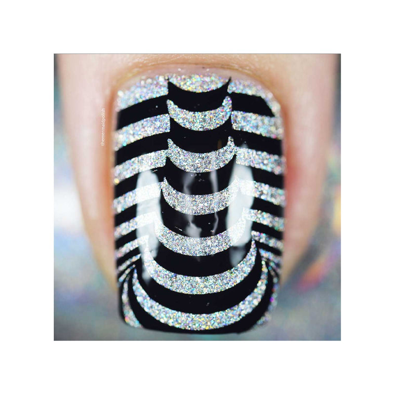 UberChic Beauty Just An Illusion Stamping Plate Gray