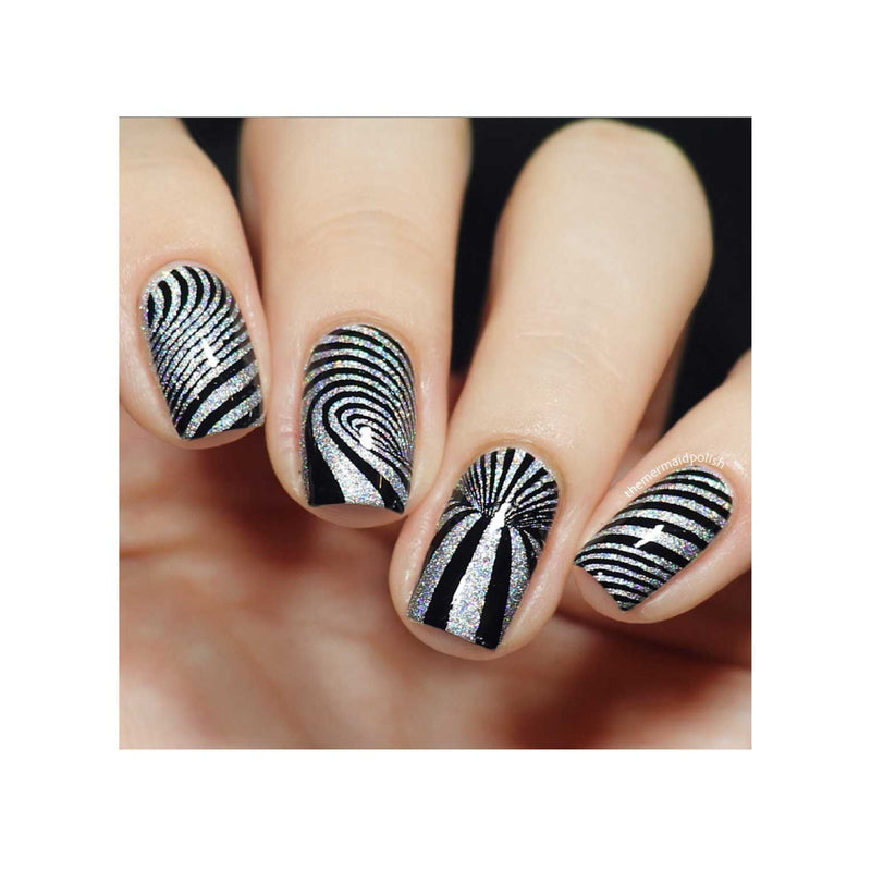 UberChic Beauty Just An Illusion Stamping Plate Rosy Brown