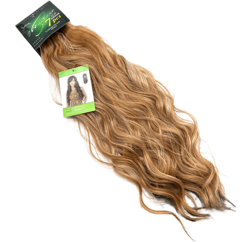 VIP Extensions Illusions Collection Flamingo Clip-On (7 Pieces) Hair Extension White Smoke 1 - Jet Black,2 - Dark Brown,4 - Medium Brown,6 - Chestnut Brown,613 - Platinum Blonde,8 - Medium Ash Brown,1B,F27/613,P4/27,P4/30