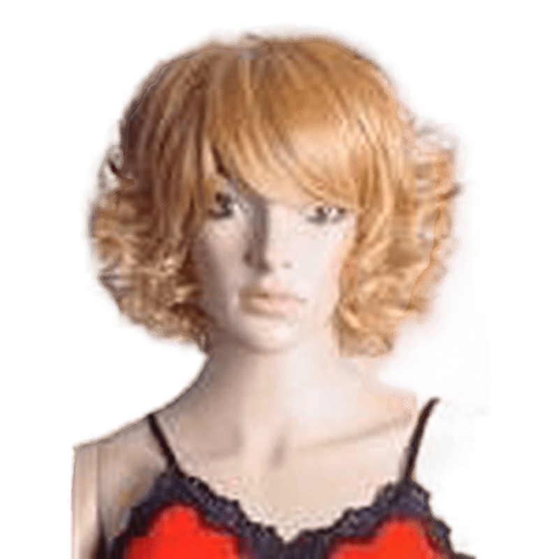 VIP Extensions Illusions Collection Wig Edith, 11 Inch, Futura Heat-Friendly Fiber Wig Black 1 - Jet Black,2 - Dark Brown,4 - Medium Brown,1B,F1B/30,F1B/33,F1B/350,F1B/BURG,F27/613,F4/27,F4/30,M99J,RED,613
