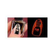 UberChic Beauty Halloween-08 Stamping Plate Black