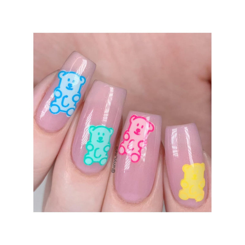UberChic Beauty I Want Candy Stamping Plate Tan