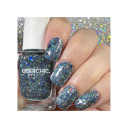 UberChic Beauty Deck The Halls In Holo - Holographic Polish Regular Polish Rosy Brown
