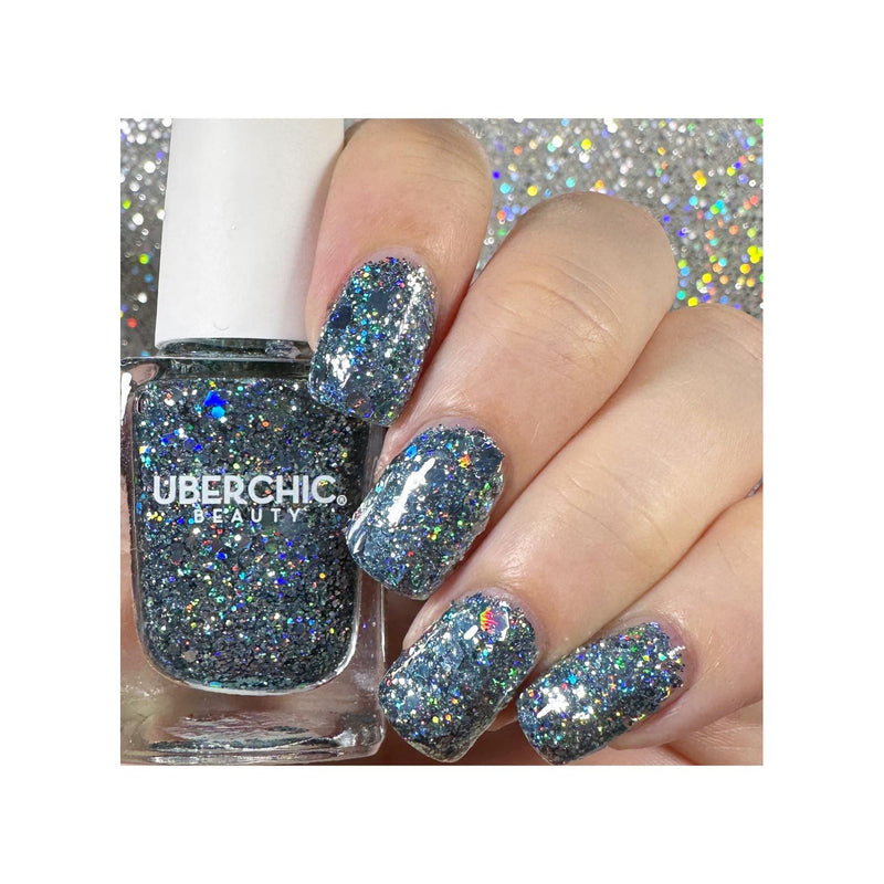 UberChic Beauty Deck The Halls In Holo - Holographic Polish Regular Polish Rosy Brown