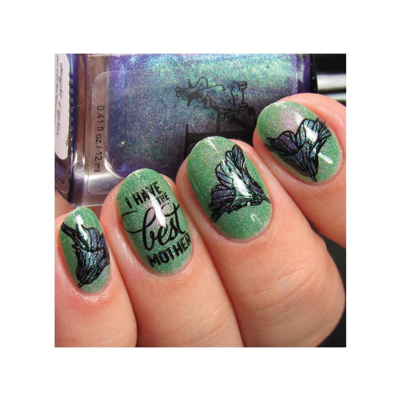 UberChic Beauty Mom Mode Stamping Plate Rosy Brown