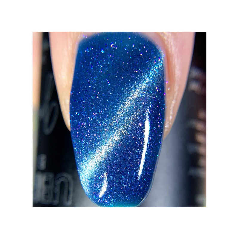 UberChic Beauty Calm Before The Storm - Cats Eye Iridescent Gel Polish Gel Polish Dark Slate Blue