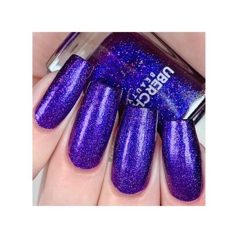 UberChic Beauty Deep Freeze - Holographic Polish Regular Polish Dark Slate Blue