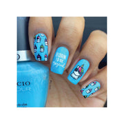 UberChic Beauty Unicorn Love-02 Stamping Plate Dim Gray