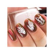 UberChic Beauty Halloween-08 Stamping Plate Rosy Brown
