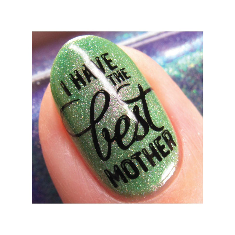 UberChic Beauty Mom Mode Stamping Plate Rosy Brown