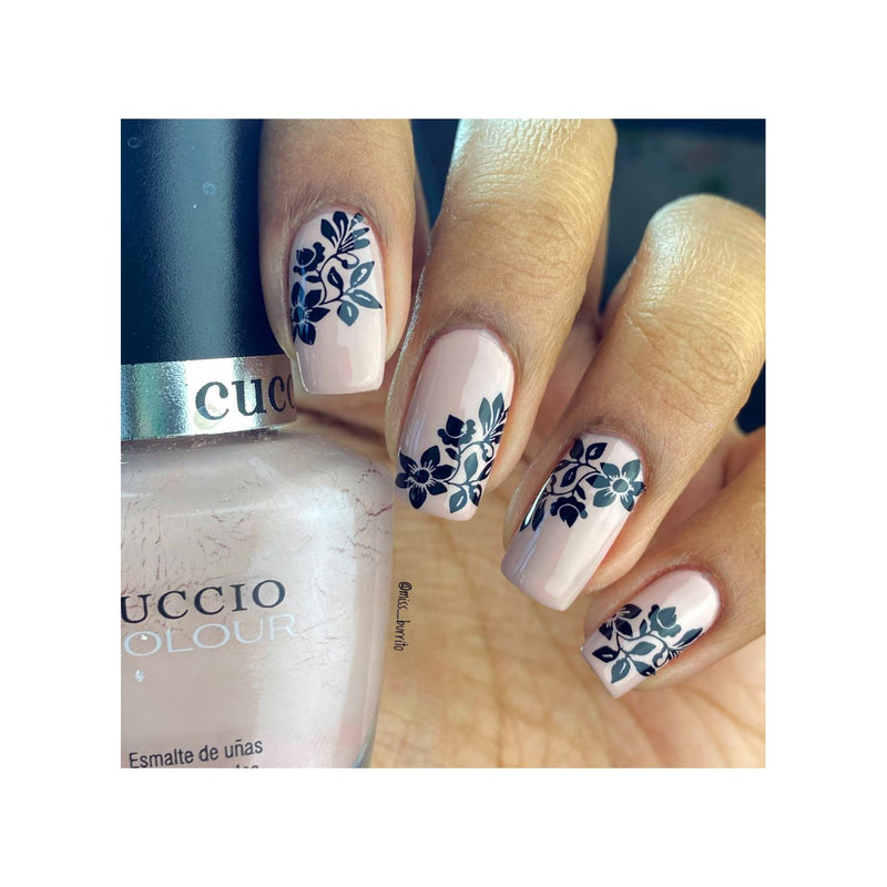 UberChic Beauty Nice & Negative-02 Stamping Plate Rosy Brown