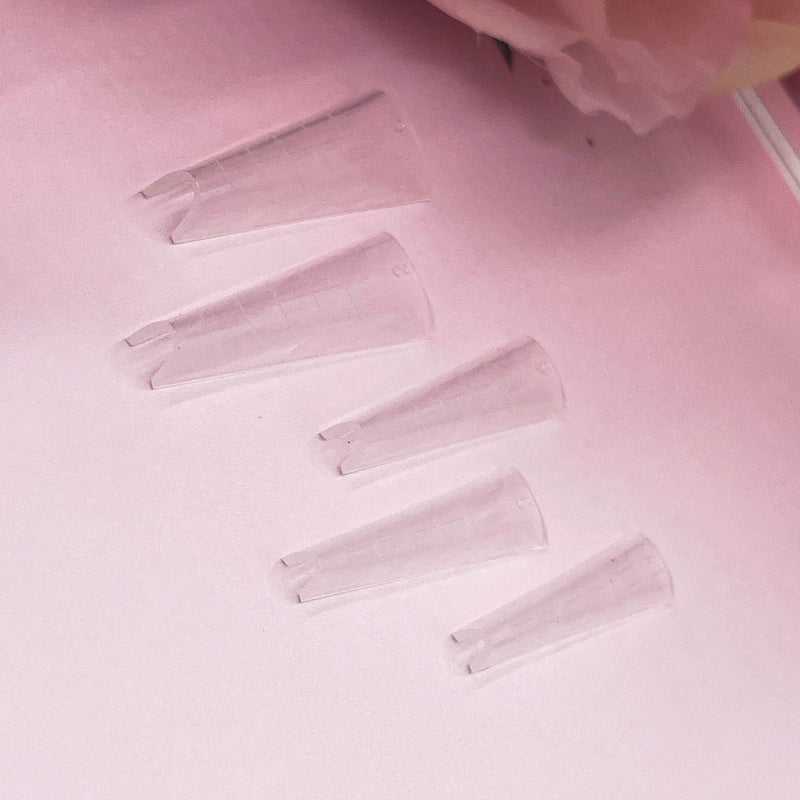 Red Iguana LLC Ballerina C-Curve Dual Forms Nail Tips Lavender