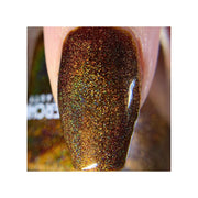 UberChic Beauty Who Spiked The Cocoa? - Holographic Polish Regular Polish Dark Olive Green