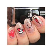 UberChic Beauty Medical Science Stamping Plate Rosy Brown