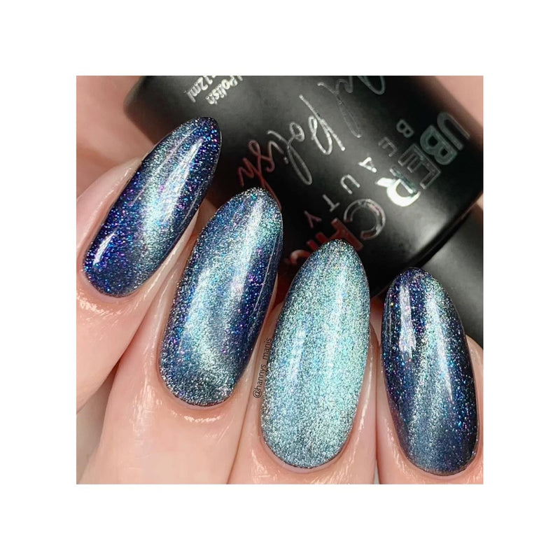 UberChic Beauty Calm Before The Storm - Cats Eye Iridescent Gel Polish Gel Polish Dark Slate Gray