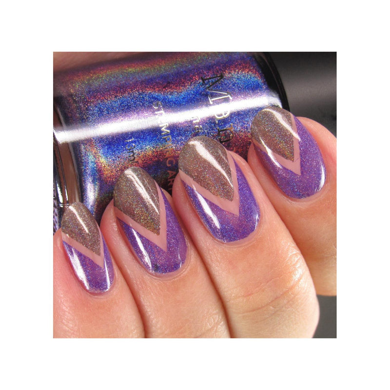 UberChic Beauty Feeling French Stamping Plate Rosy Brown