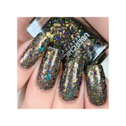 UberChic Beauty Midnight Howl - Holographic Polish Regular Polish Tan